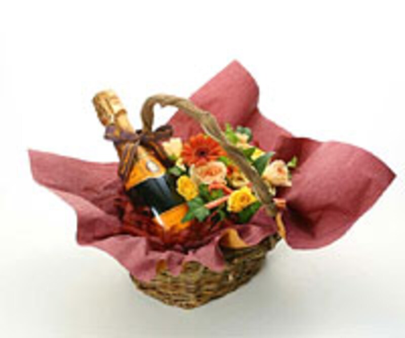 ヴーヴ・クリコ・フラワーバスケット●ハーフボトル●