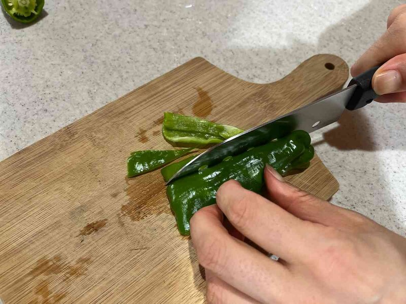ピーマンも難なく切れる