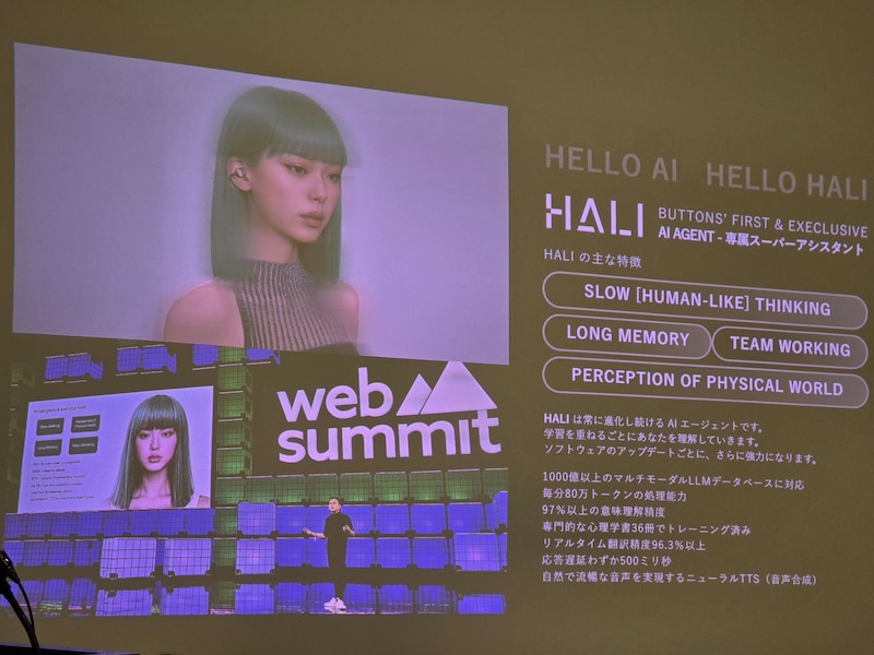 AIエージェントHALIの特徴(BUTTONS発表会にて)