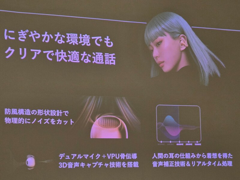 通話機能(BUTTONS発表会にて)