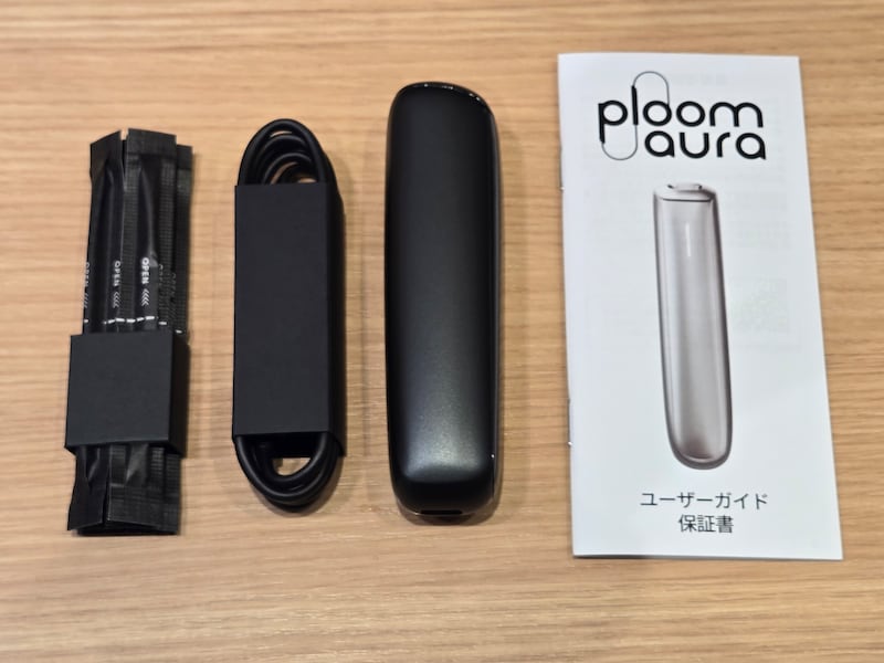 「プルーム・オーラ・スターターキット」同梱物