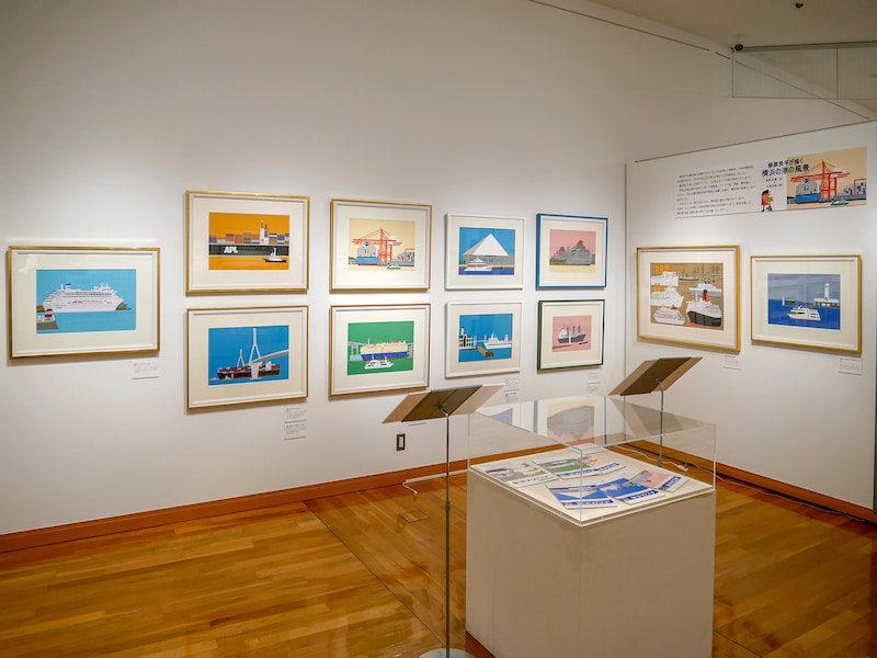 柳原良平アートミュージアム 展示風景(筆者撮影)