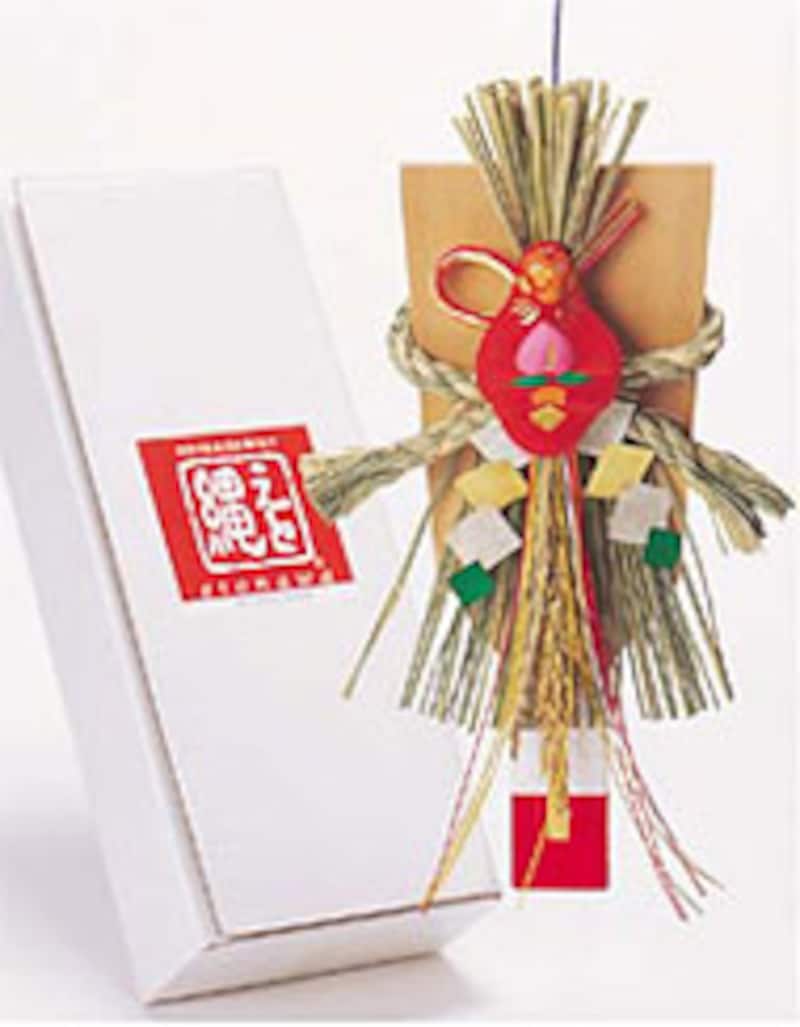 えと縄/申・福桃 羽子板飾り(パッケージ)