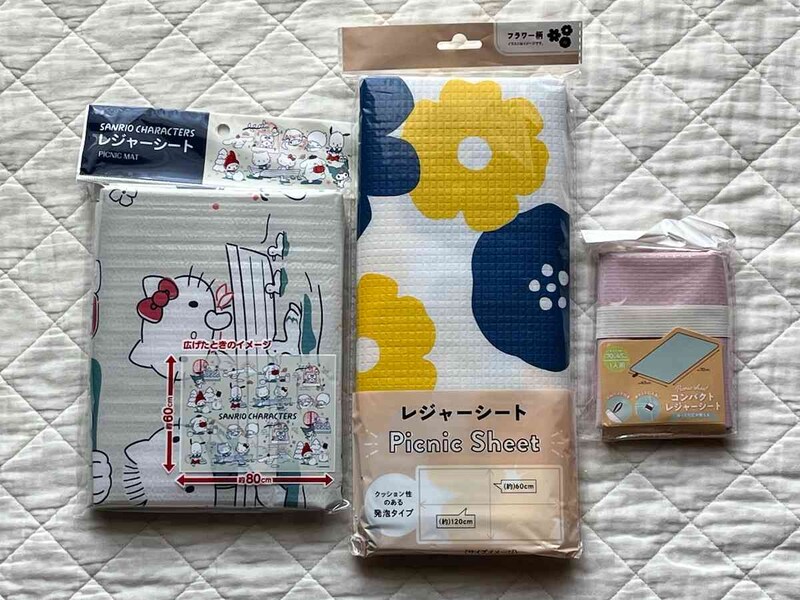 キャンドゥの「レジャーシート」で、ピクニックや遠足を楽しもう