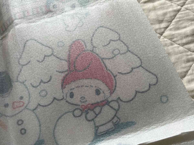 キャンドゥの「レジャーシート M／X シーズン」の裏面