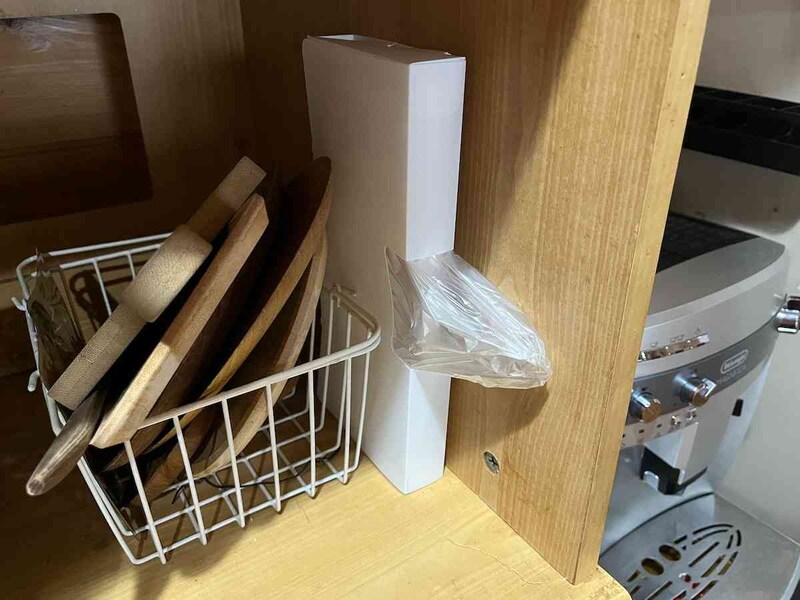 棚の隙間に置くこともできる