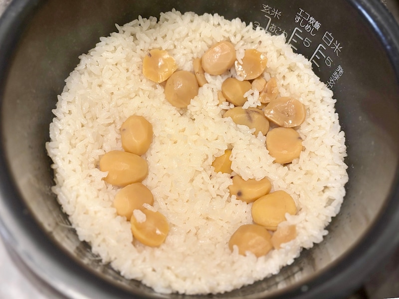 栗がごろごろと入っています。栗好きにはたまりません!