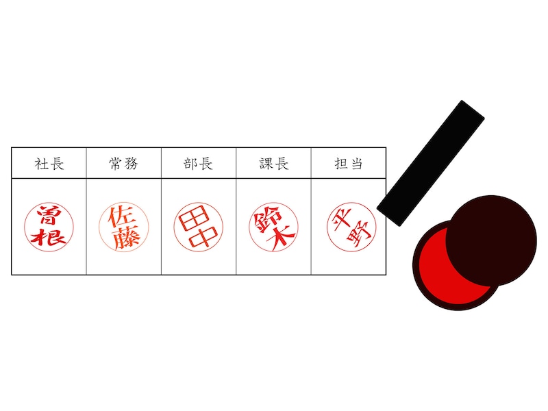 お辞儀ハンコは本当に必要……？ ※画像：PIXTA