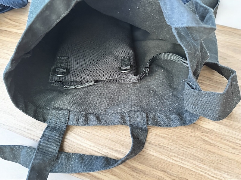 バッグインバッグの状態