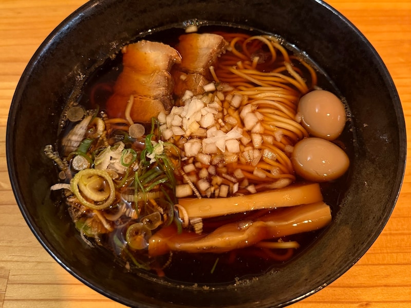 会心のいち撃ではこの夏からは竹岡式ラーメンを夜専用メニューとして提供する