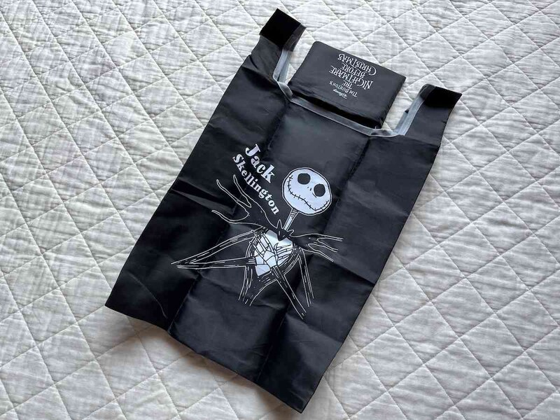 キャンドゥの「ディズニー／エコバッグ　ナイトメアー・ビフォア・クリスマス」はインパクト大