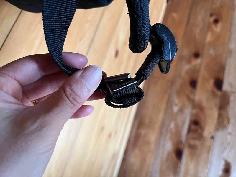 スナップボタンでとめる