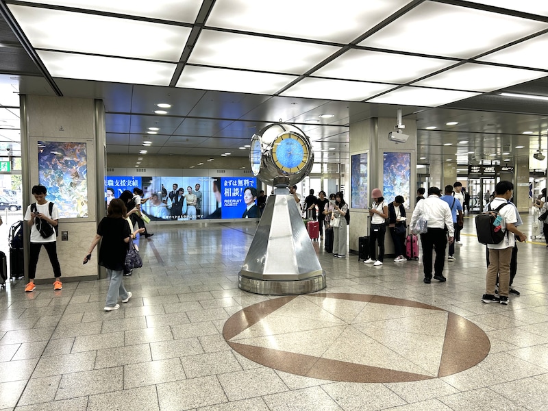 名古屋駅､名駅、迷駅、銀の時計