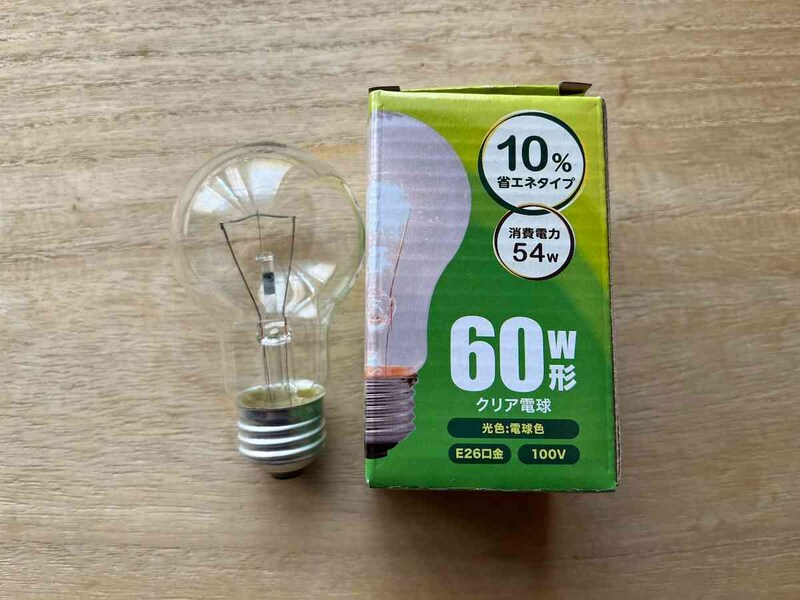 キャンドゥの「クリア電球 60W形」