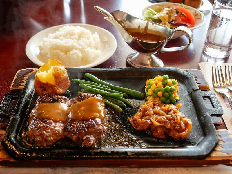 ハングリータイガー「オリジナルハンバーグステーキ」