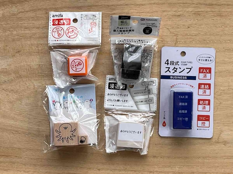 キャンドゥのスタンプは気軽に使えて作業が楽になる