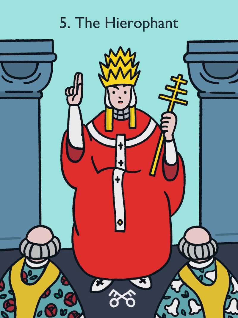 教皇（The Hierophant）／正位置
