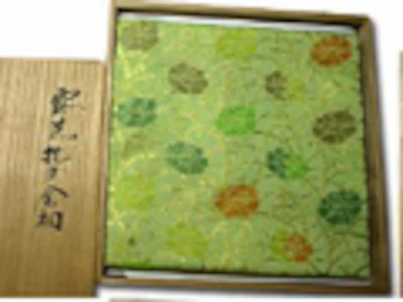 土田友湖の古帛紗