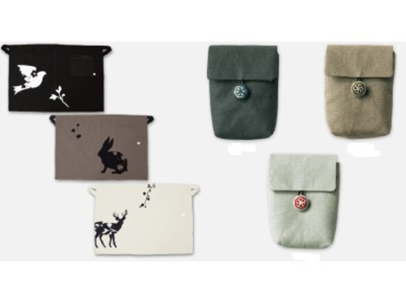 エプロンとポーチ