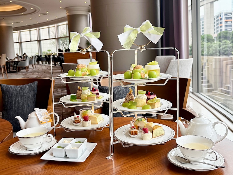 グランドニッコー東京 台場「シャインマスカットアフタヌーンティーセット」 