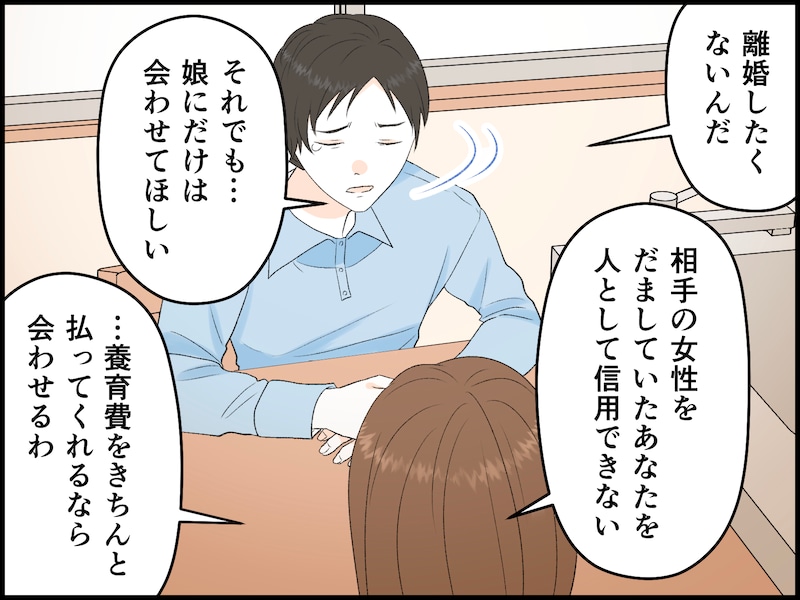 不倫した元夫が果たした責任