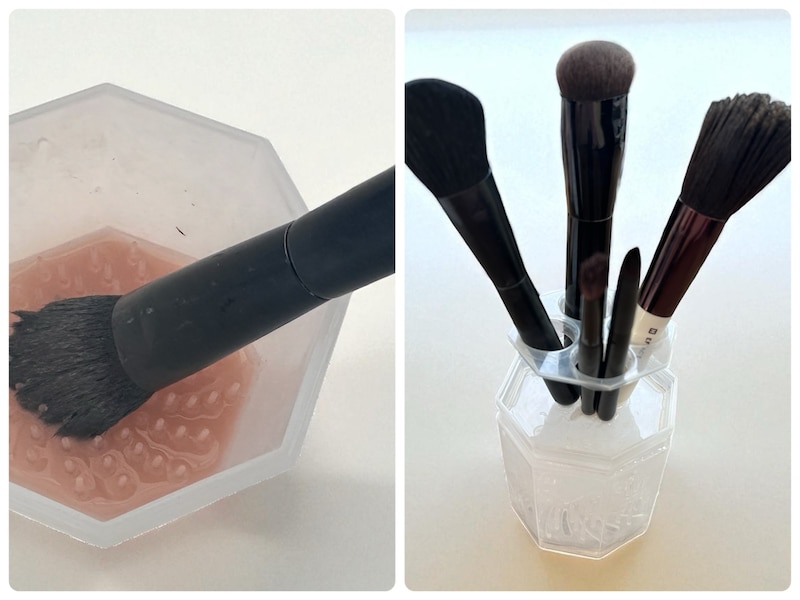 ダイソー　メイクブラシクリーナー