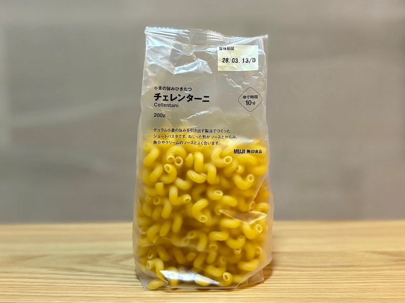 「小麦の旨みひきたつ チェレンターニ 200g」 290円（税込）