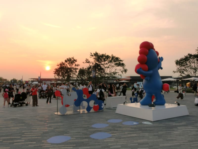 ありがとうミャクミャク。参加者一人一人の心のレガシーとしてこれからも永遠に