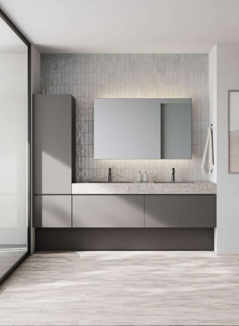 『Germoglio』シリーズのオリジナル洗面化粧台