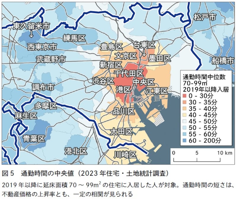 画像出典：『データでわかる東京格差』（にゃんこそば著・SBクリエイティブ）