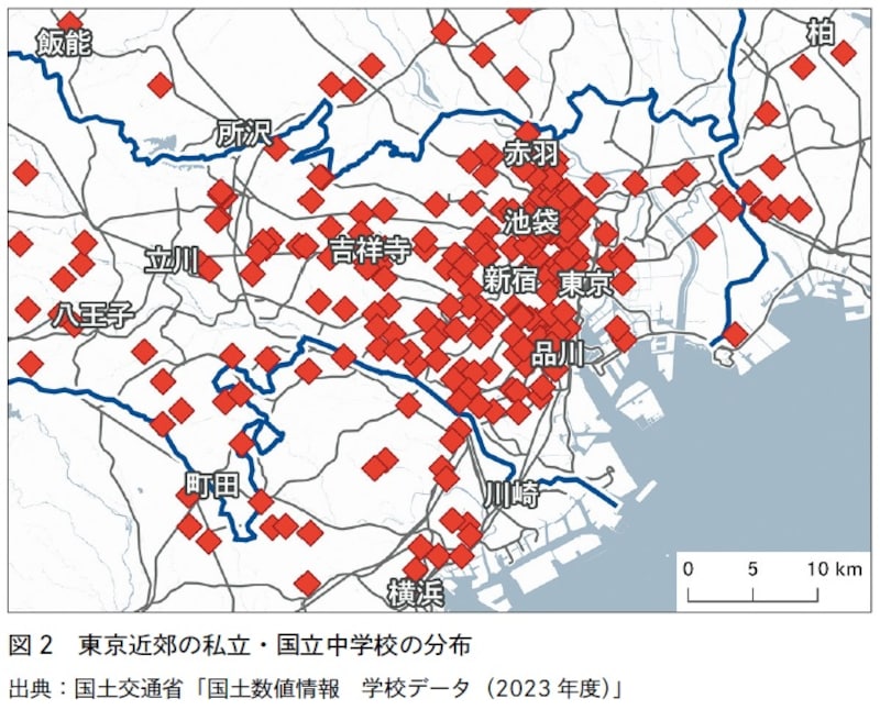 画像出典:『データでわかる東京格差』(にゃんこそば著 / SBクリエイティブ)