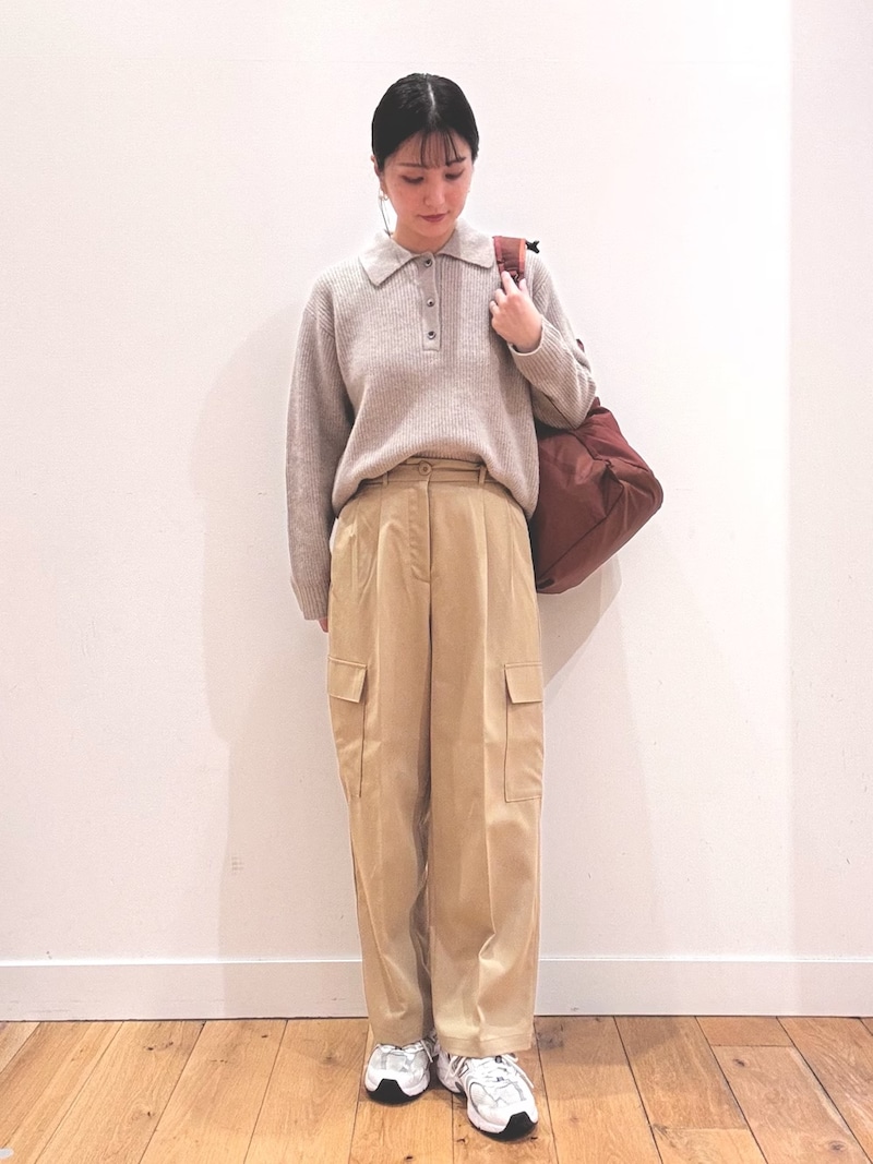 ポロシャツ風のニットが人気です 出典:WEAR