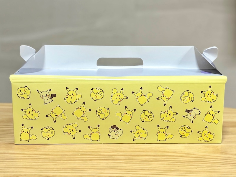 テイクアウトする際のボックスもポケモンコラボ！ かわいすぎます 