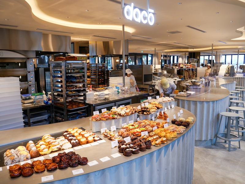 「dacō 横浜臨港パーク」はフロア続きの「I’m donut ?」と同時オープン（筆者撮影）