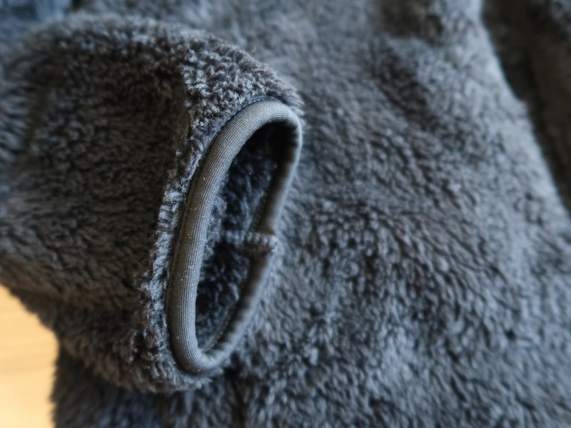 袖口から冷気が入り込みにくいつくりになっています