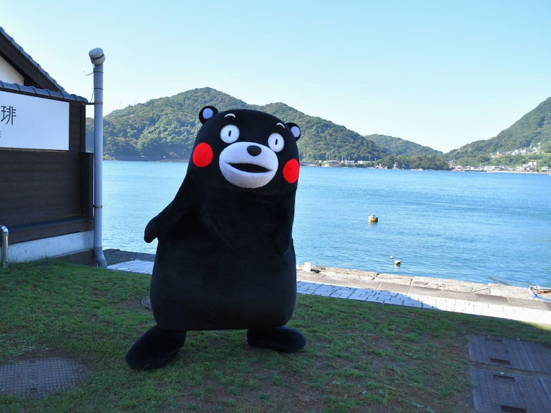 さすがは「晴れ男」くまモン！