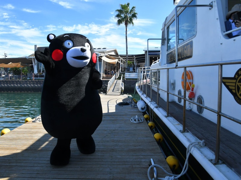 くまモンと一緒にクルーズに出発！