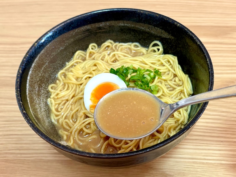 濃厚な味噌の風味は、お店で食べるクオリティ。味噌ラーメン好き必見です!