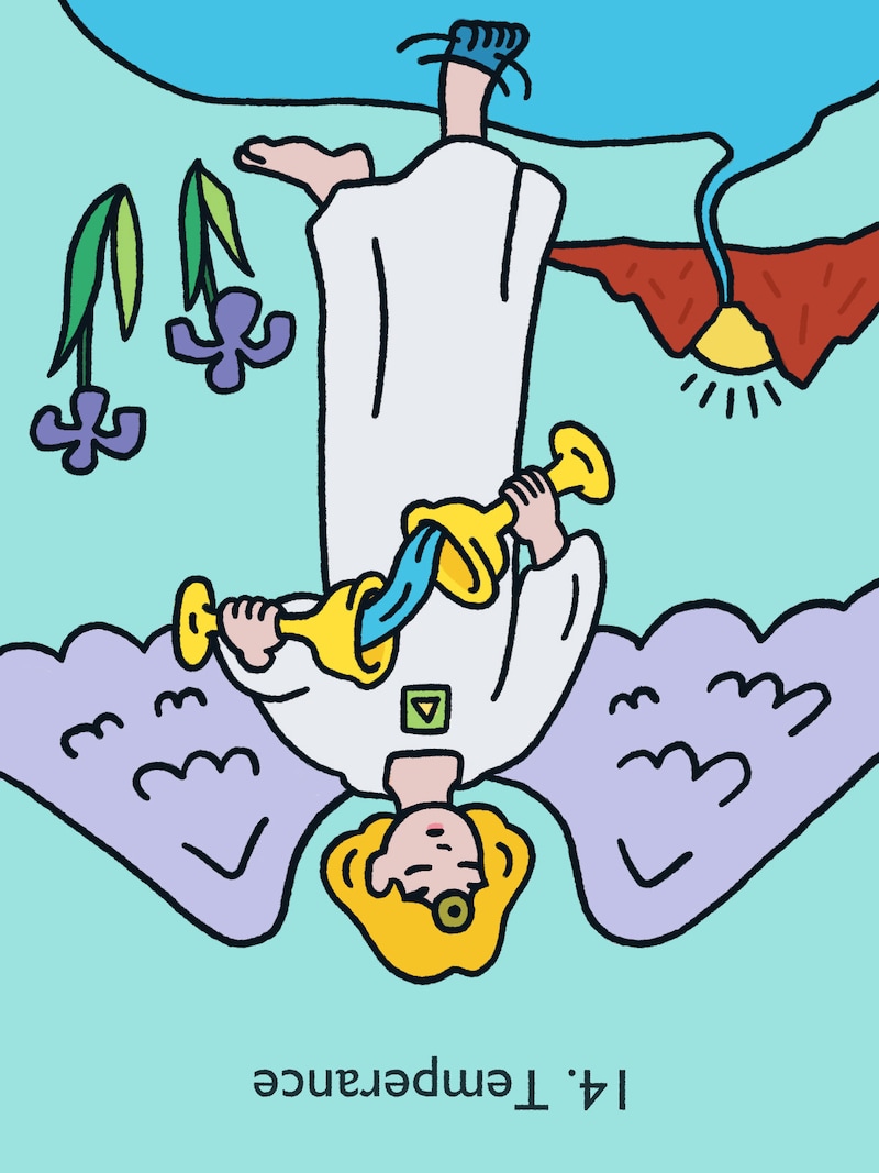 節制（Temperance）／逆位置