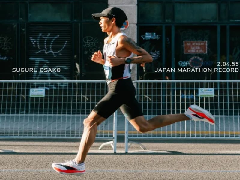 バレンシアマラソンで日本記録を更新した大迫傑選手 ※画像：大迫傑選手のInstagram