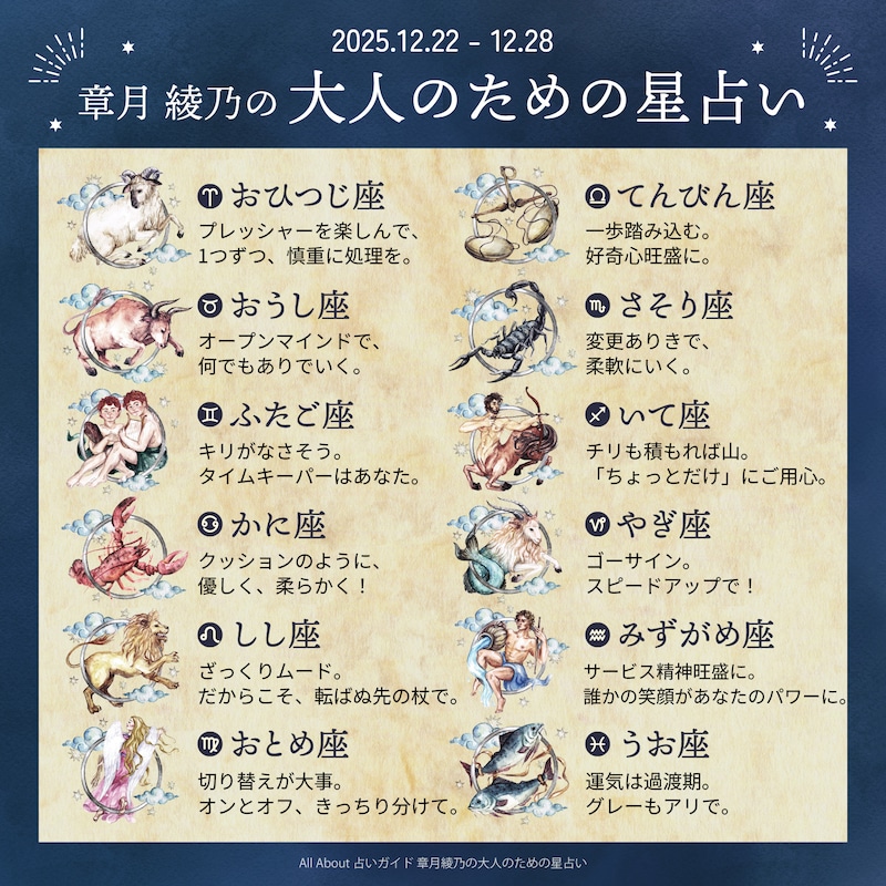 章月綾乃からあなたへ送る今週のメッセージ