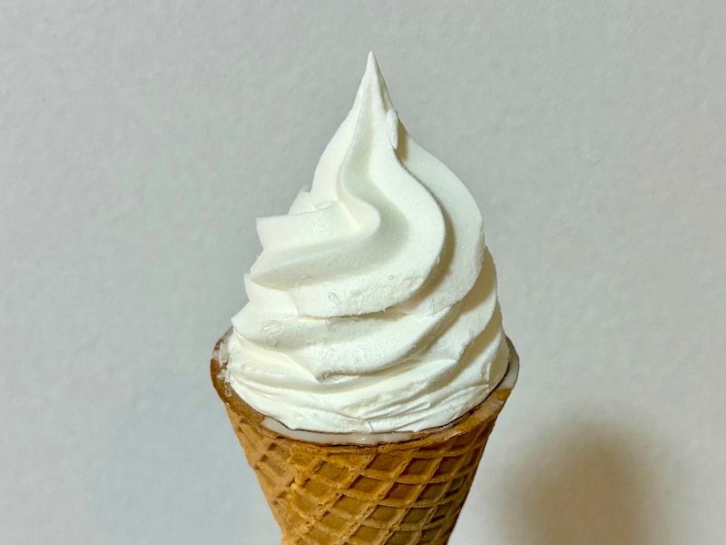 ジャージー牛乳の風味がリッチ。ミルク感あふれるアイスクリームです