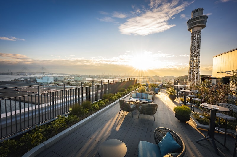 最上階のルーフトップテラスからの眺め（提供画像）