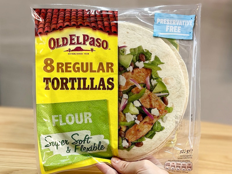 「オールドエルパソ フラワートルティーヤ 326g（8枚）」753円（税込）  