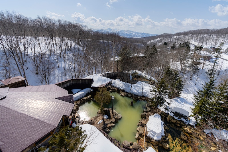 ニセコグランドホテルの混浴露天風呂