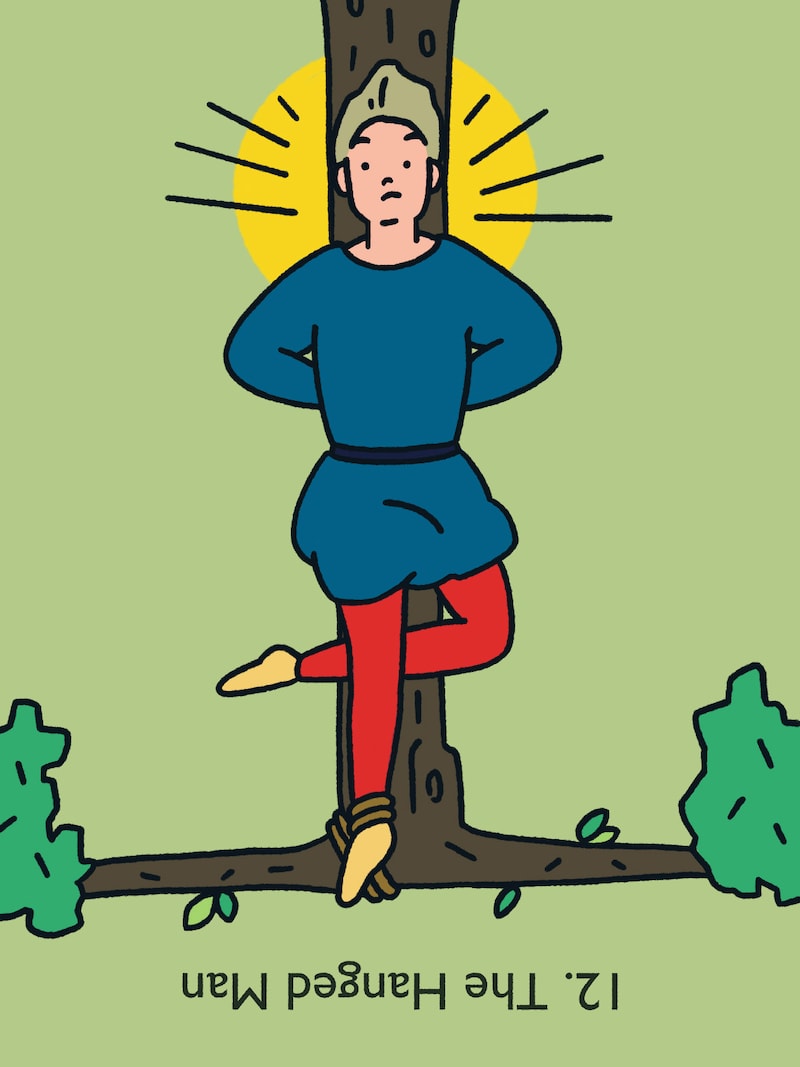 吊るされた男(The Hanged Man)/逆位置