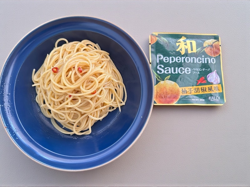 和ペペロンチーノソース　柚子胡椒風味