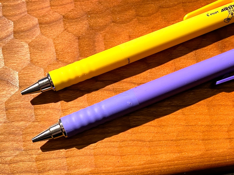 グリップと軸の色合わせの見事さ