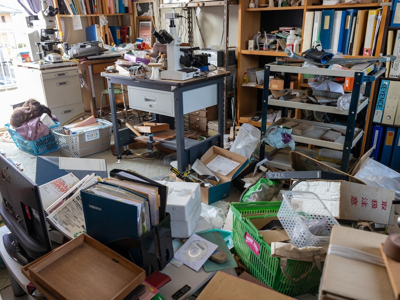 部屋が片付けられず、物が溜まっていく…どうすればよい？