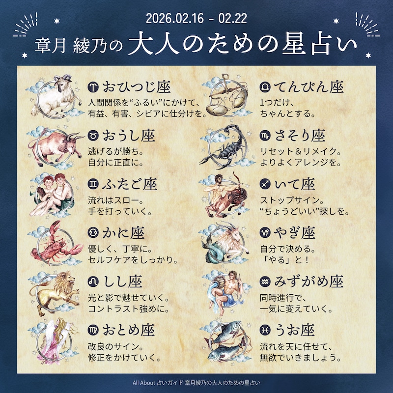 章月綾乃からあなたへ送る今週のメッセージ